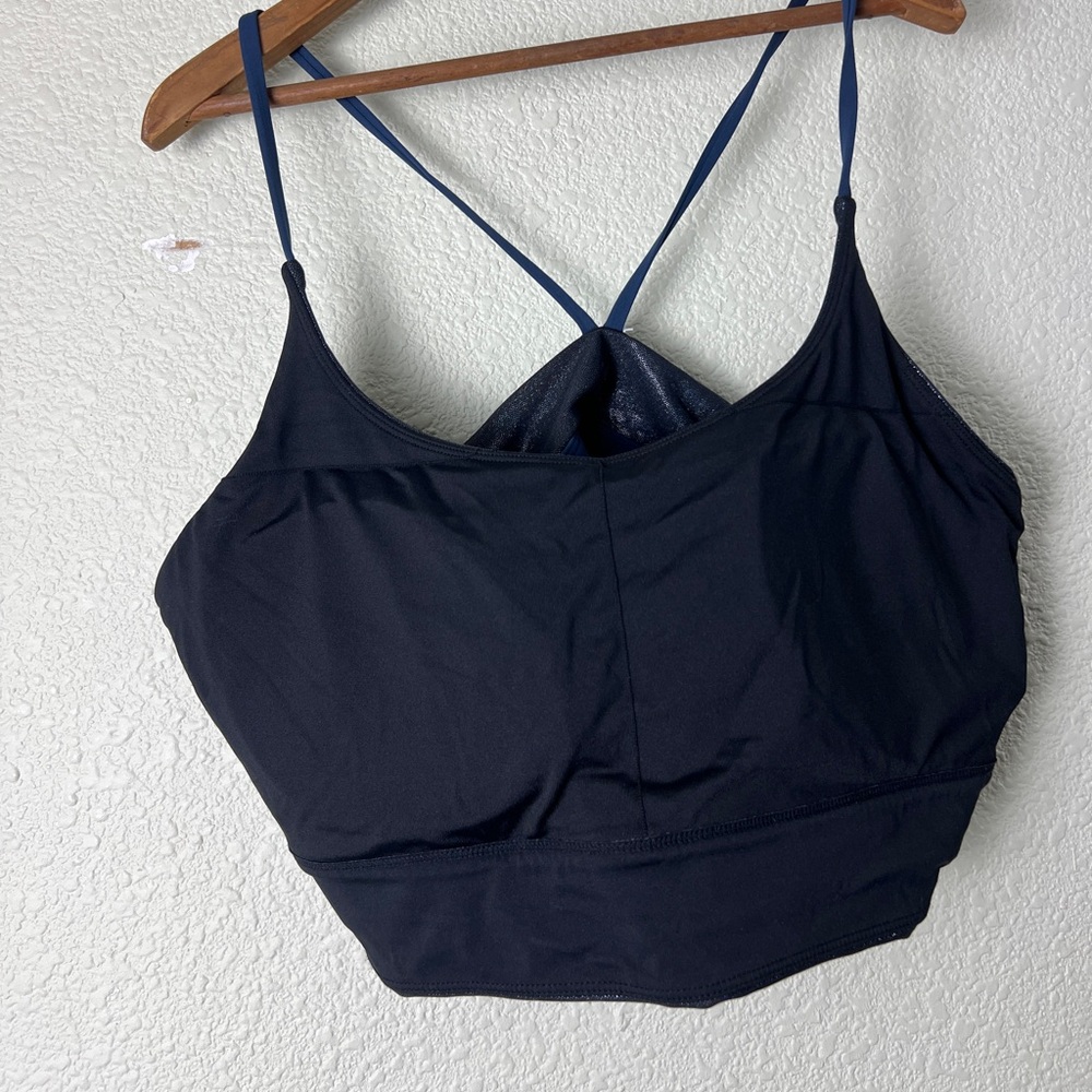 Zyia Active Women’s Size XXXL Twilight Luxe Sports Bra Blue Glitter Sparkle - Picture 7 of 9